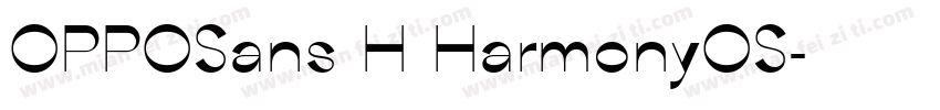 OPPOSans H HarmonyOS字体转换